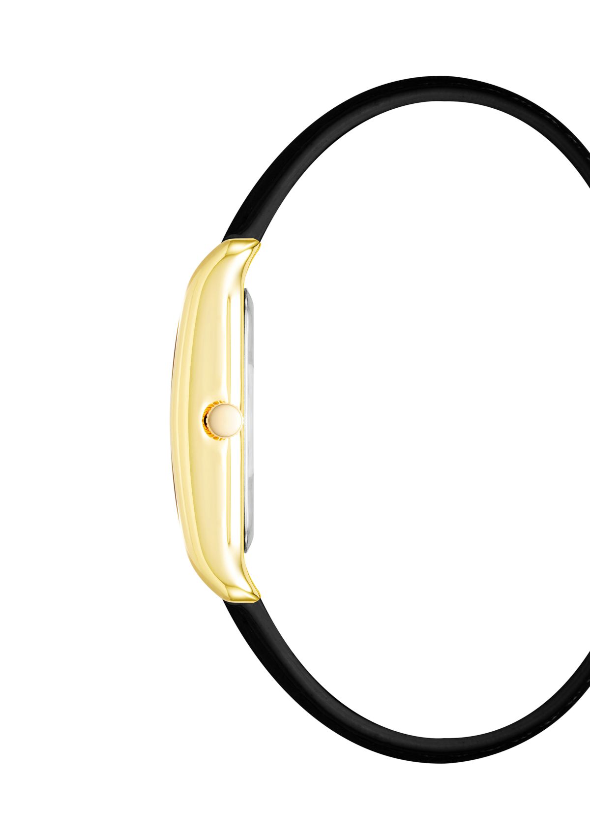 Quartz Crocodile Pattern Leather and Metal Alloy Watch