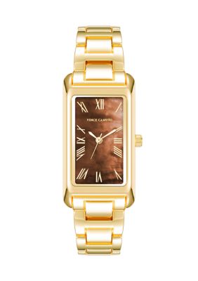 Rectangle Face Metal Bracelet Watch