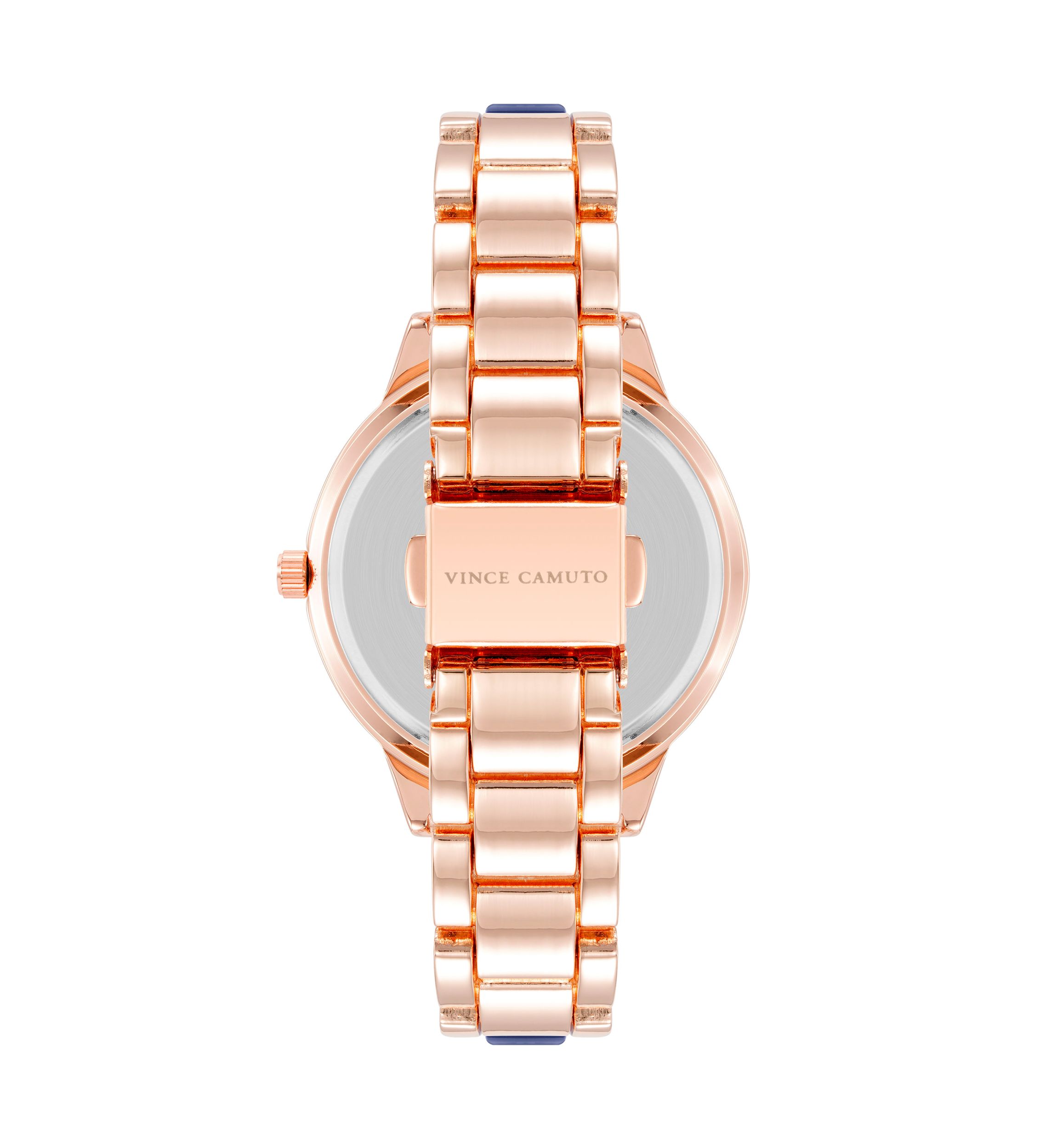 Rose Gold with Navy Accents Watch