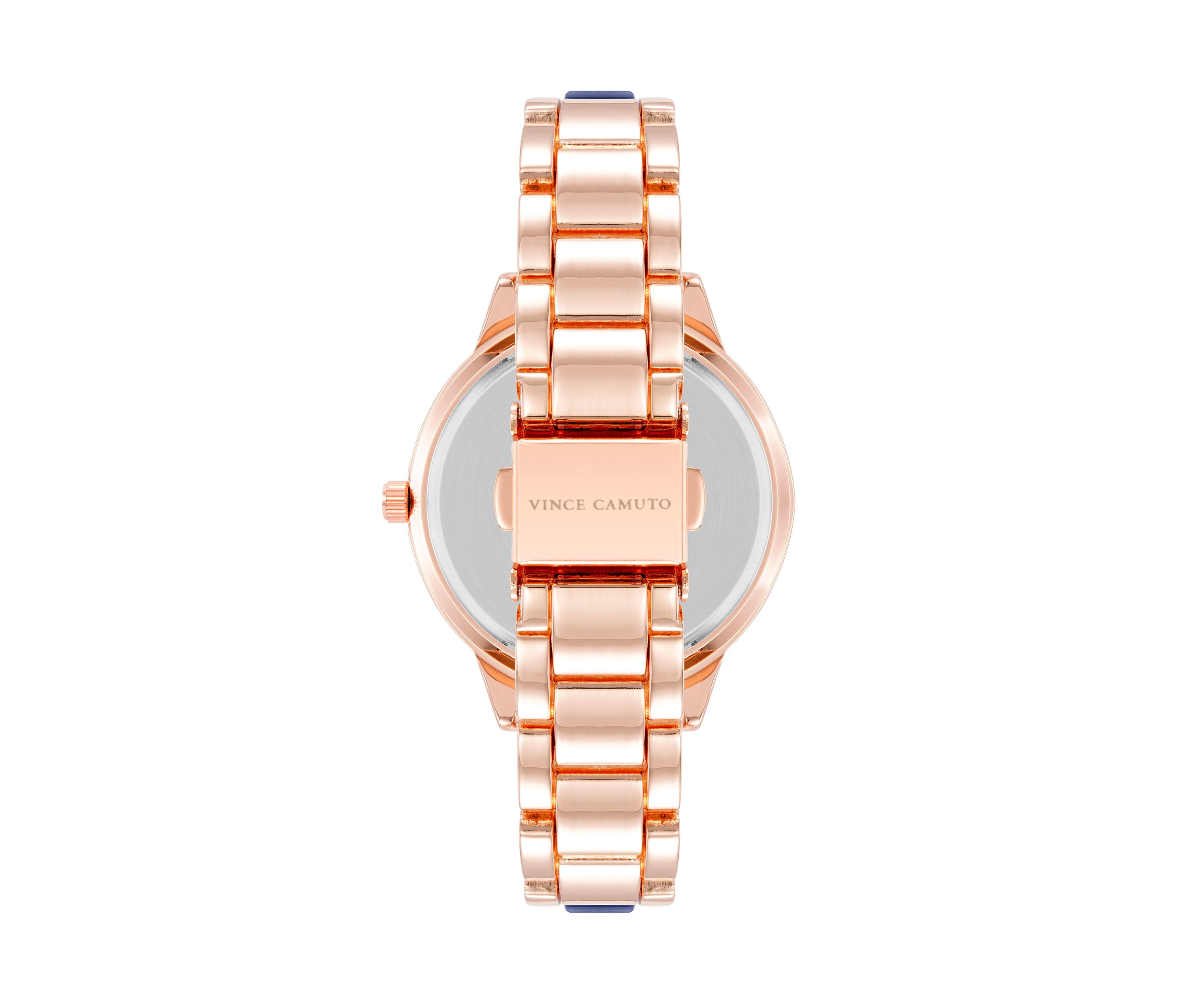 Rose Gold with Navy Accents Watch