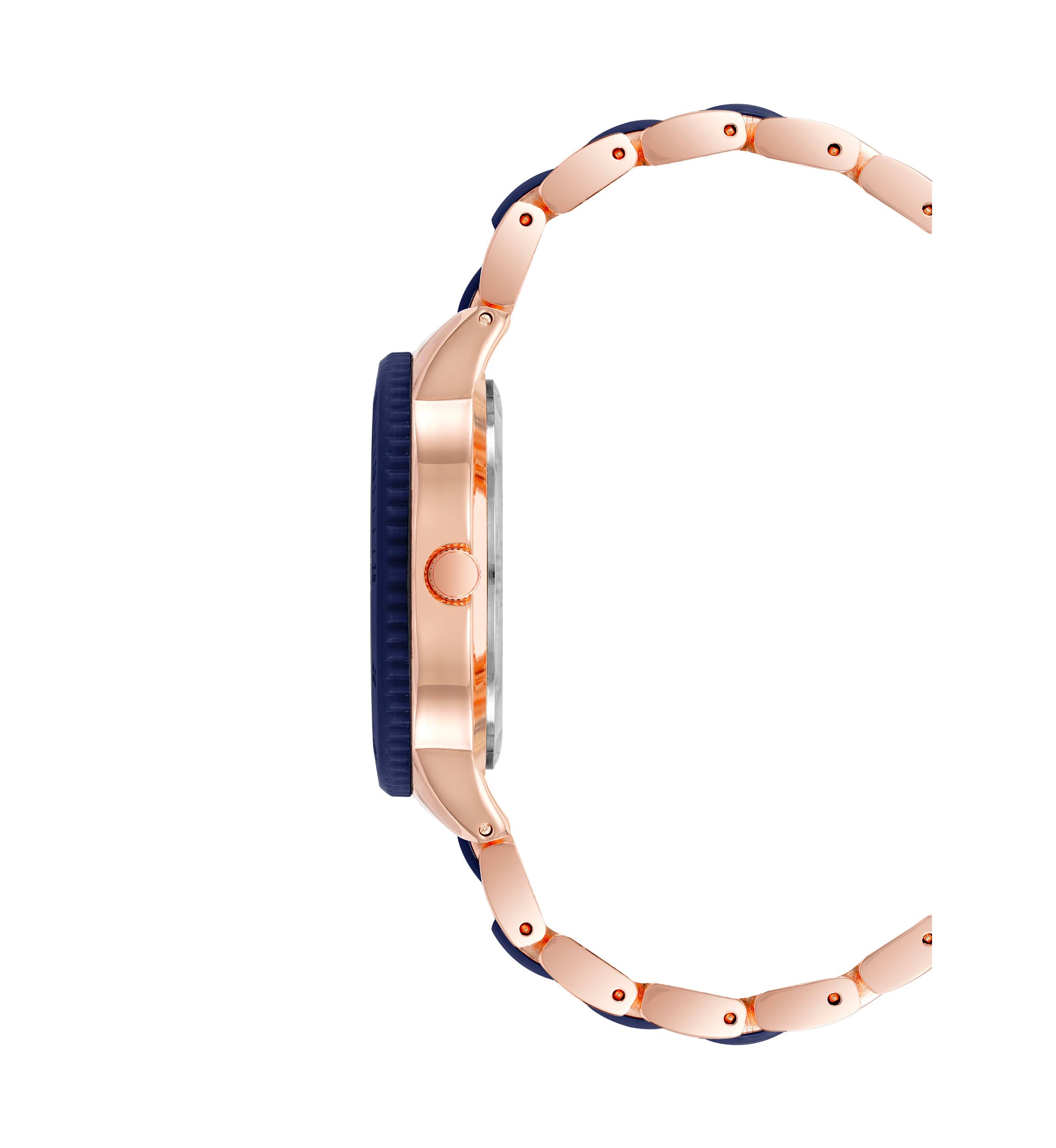 Rose Gold with Navy Accents Watch