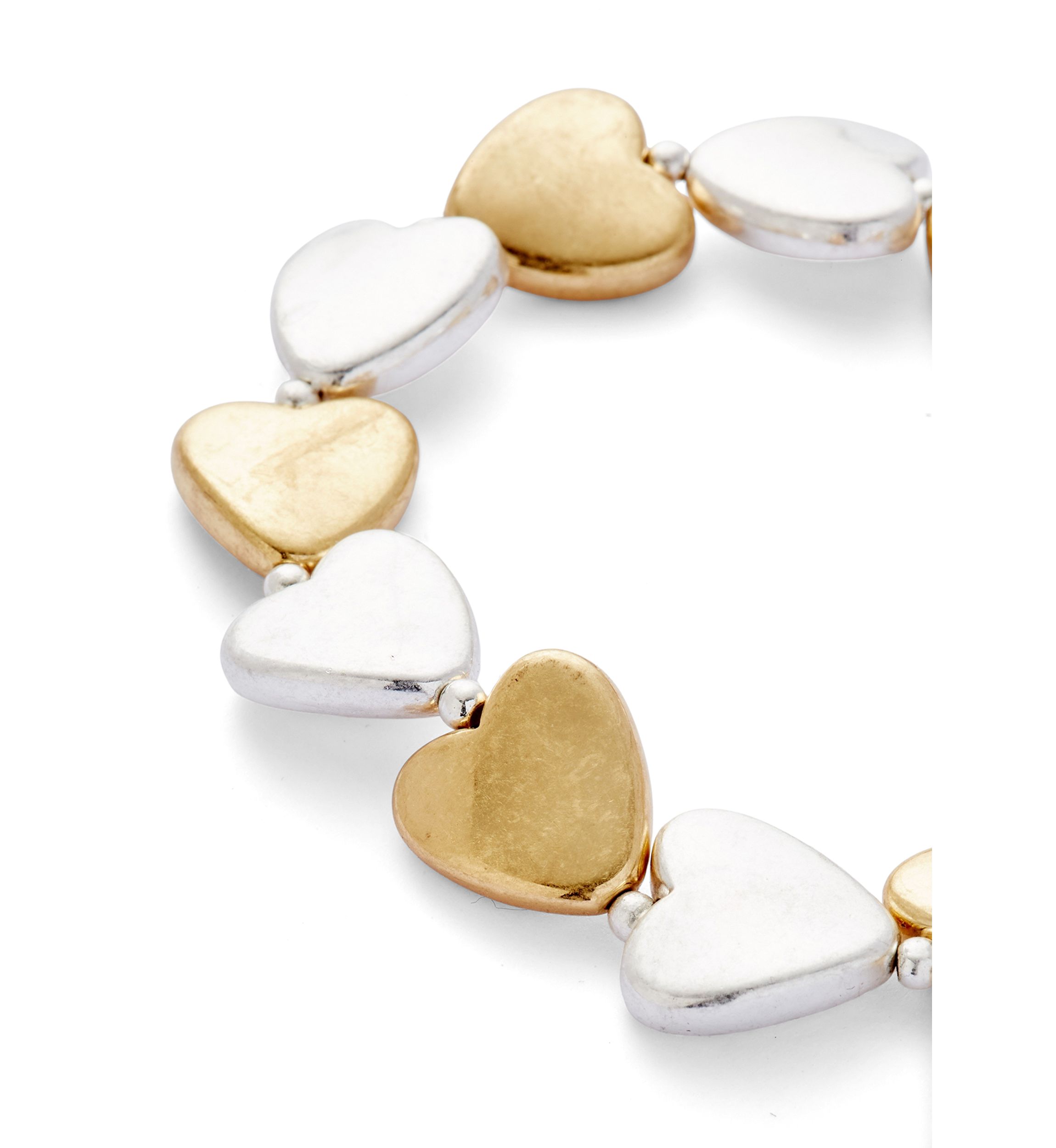 Heart Bead Stretch Bracelet