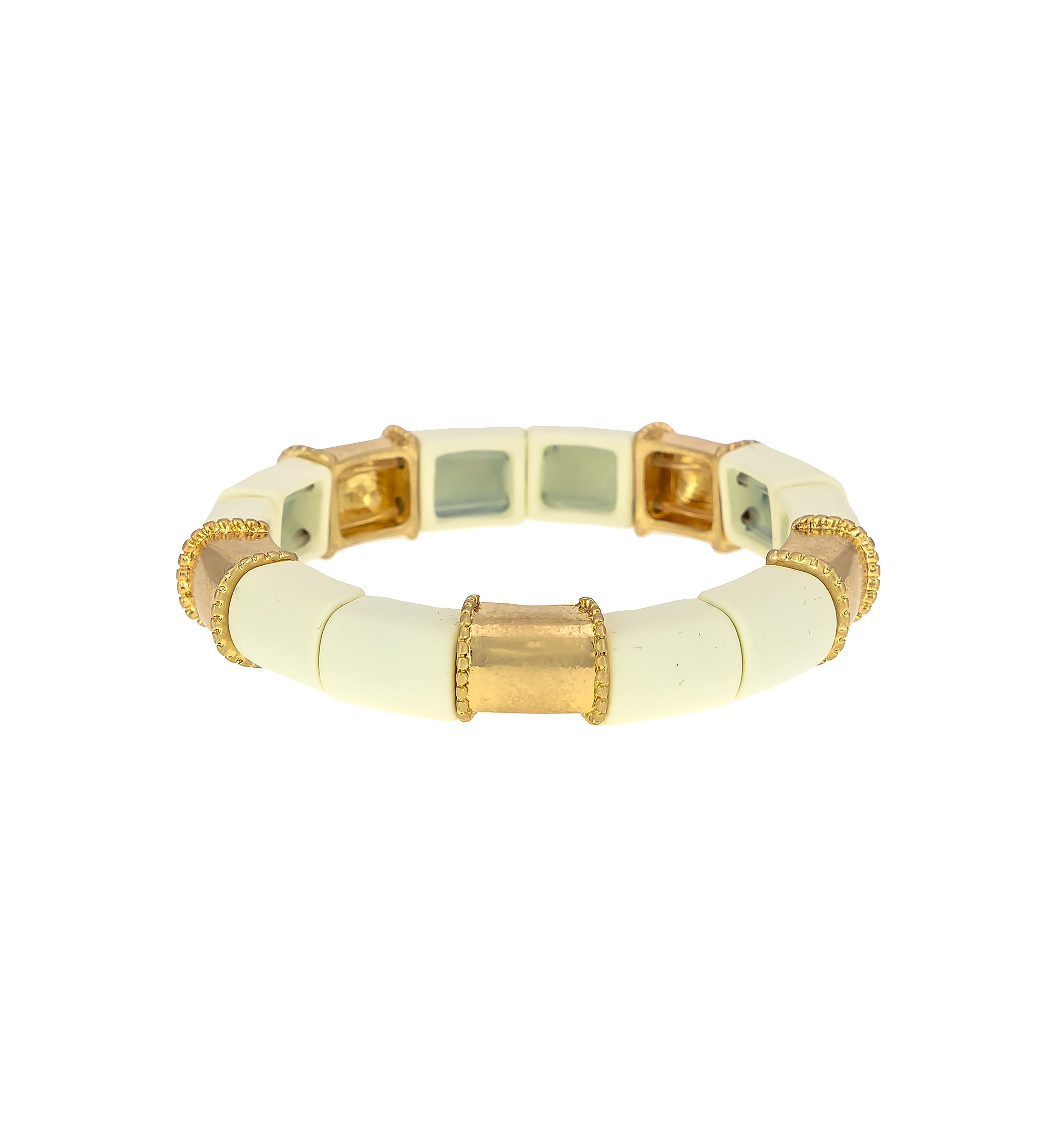 Sectional Metal Scrap Bangle Bracelet 