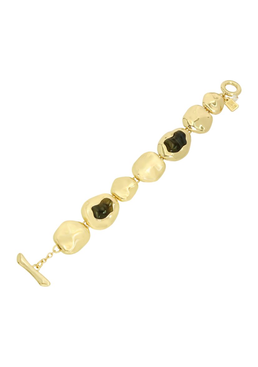 Labradorite Sculpted Link Bracelet 