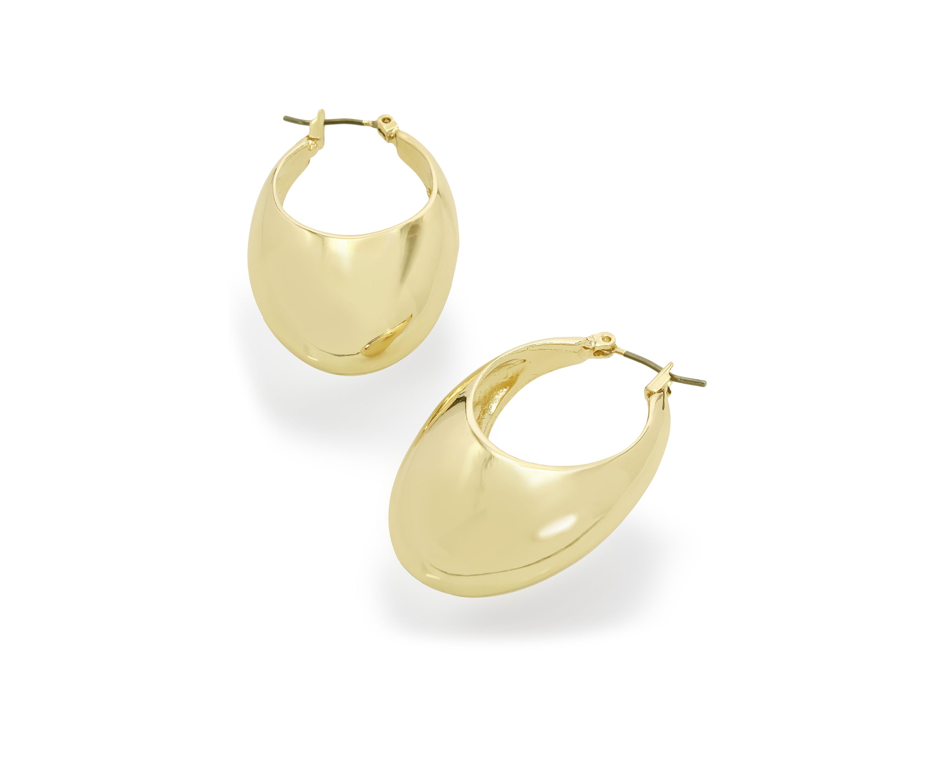 Dome Hoop Earrings