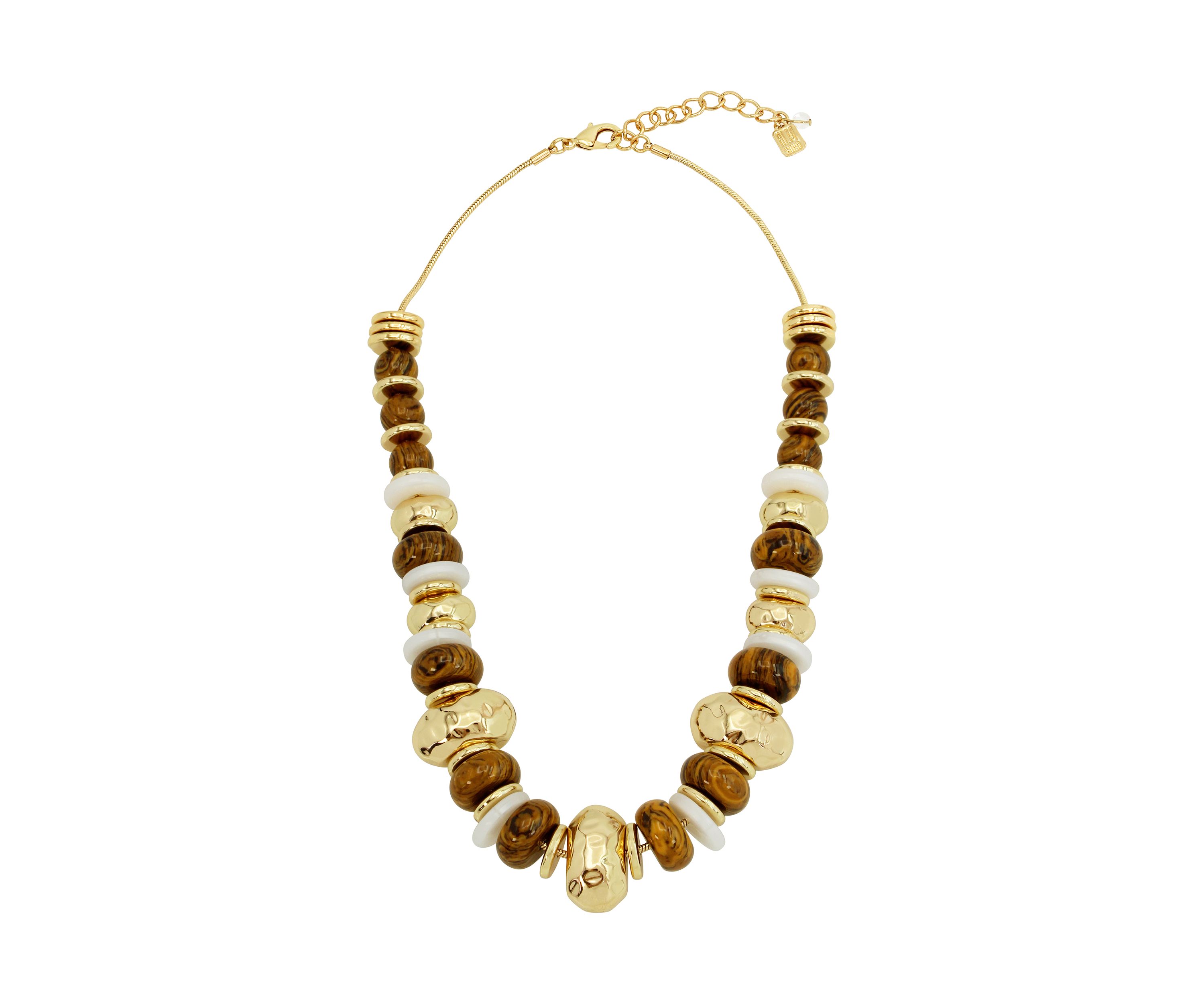 Mixed Beaded Statement Necklace