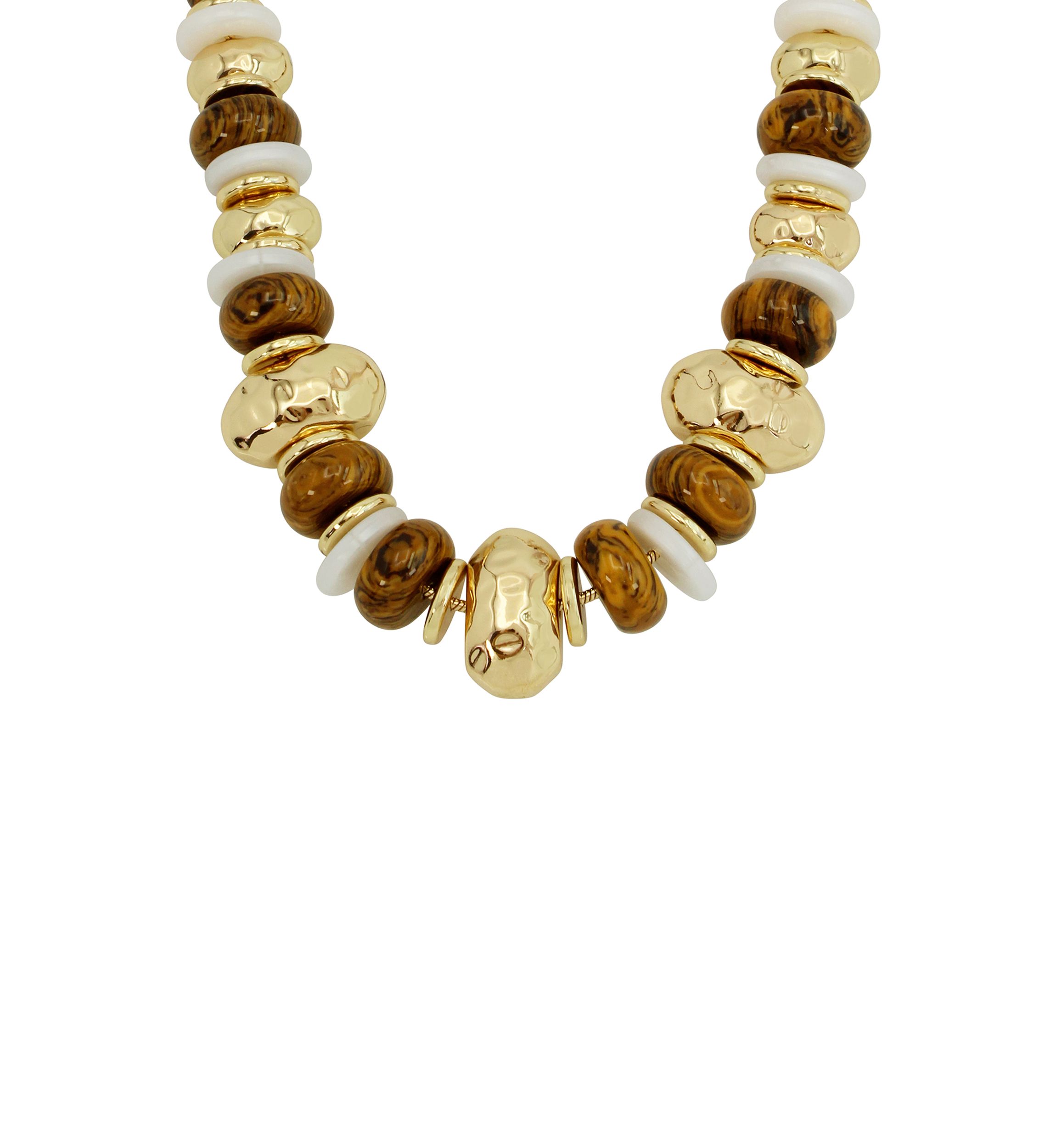 Mixed Beaded Statement Necklace