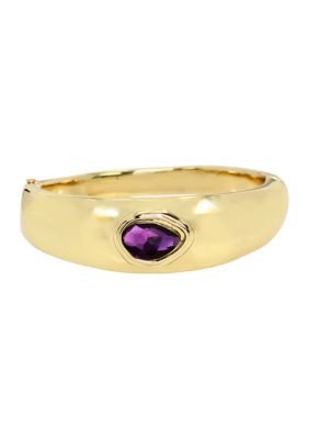 Robert Lee Morris Soho Stone Bangle Bracelet, 7 in