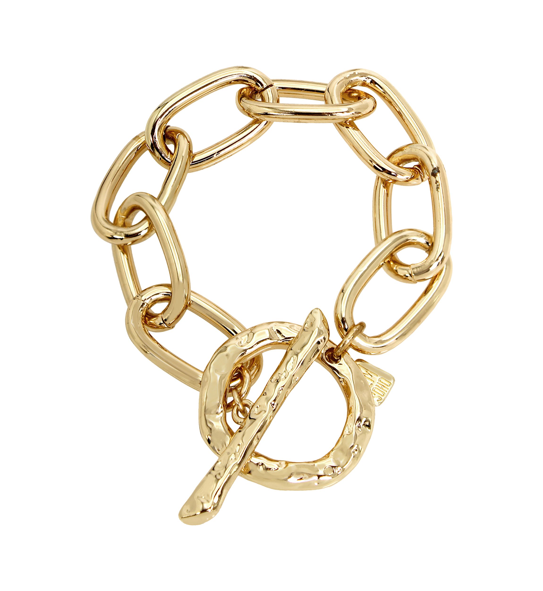Textured Chain Link Bracelet