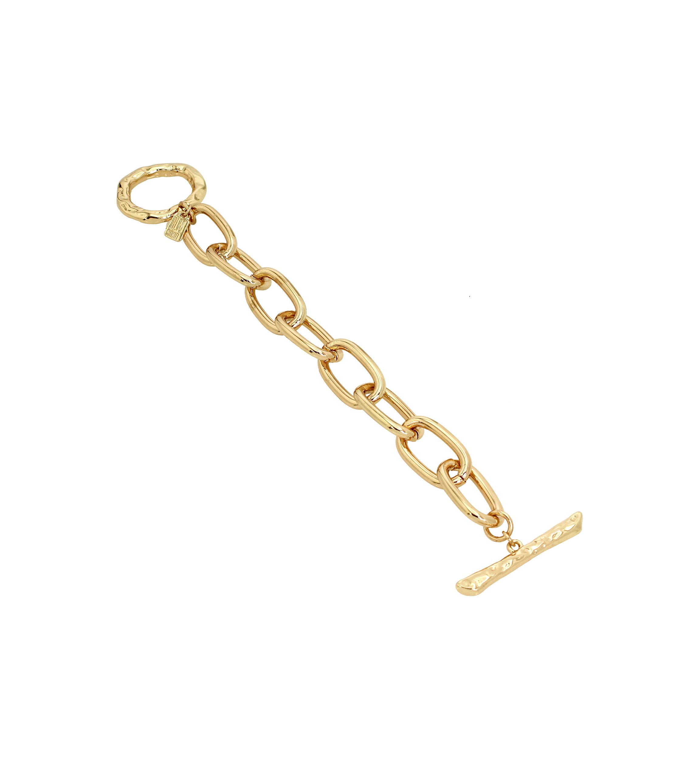 Textured Chain Link Bracelet