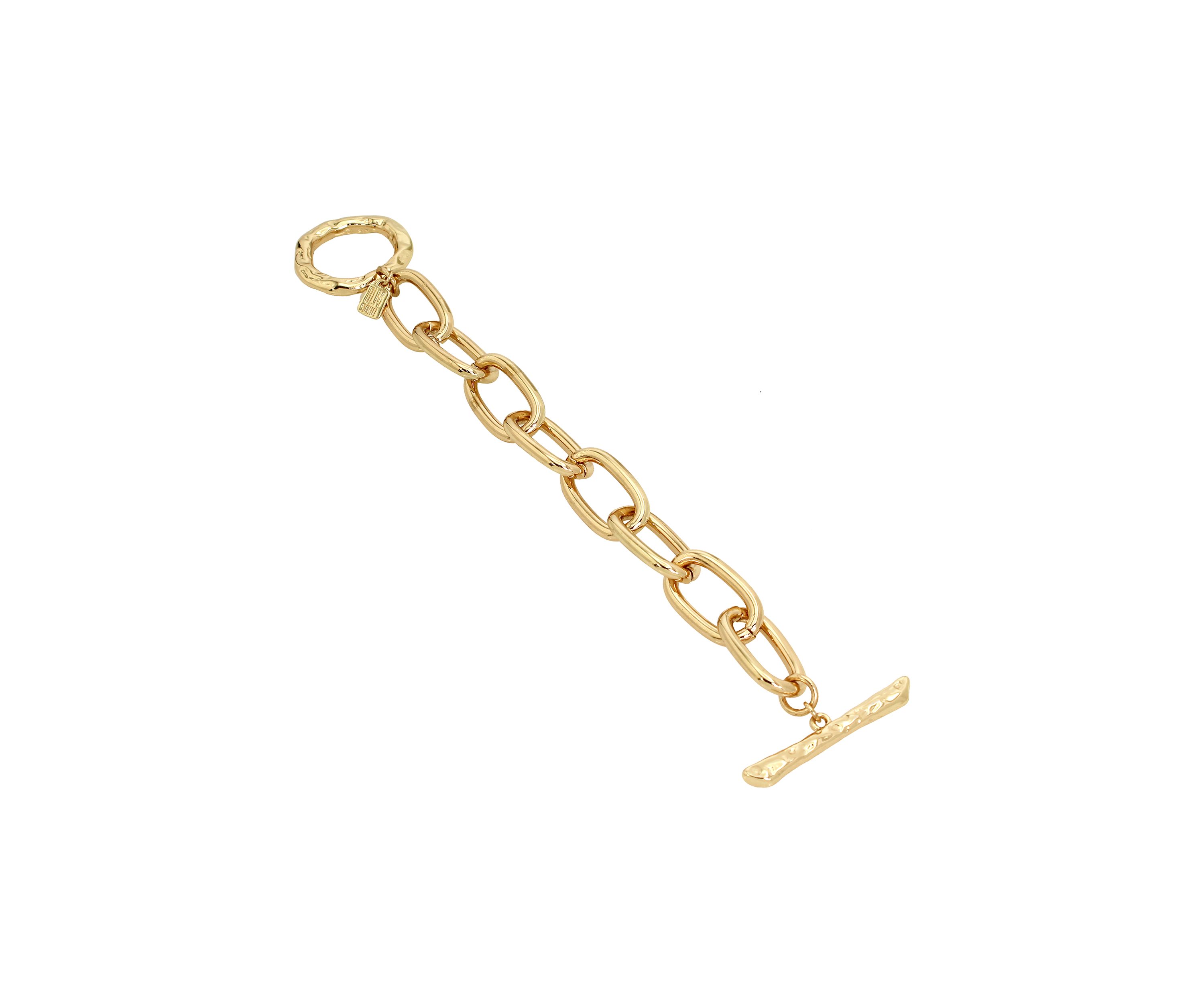 Textured Chain Link Bracelet