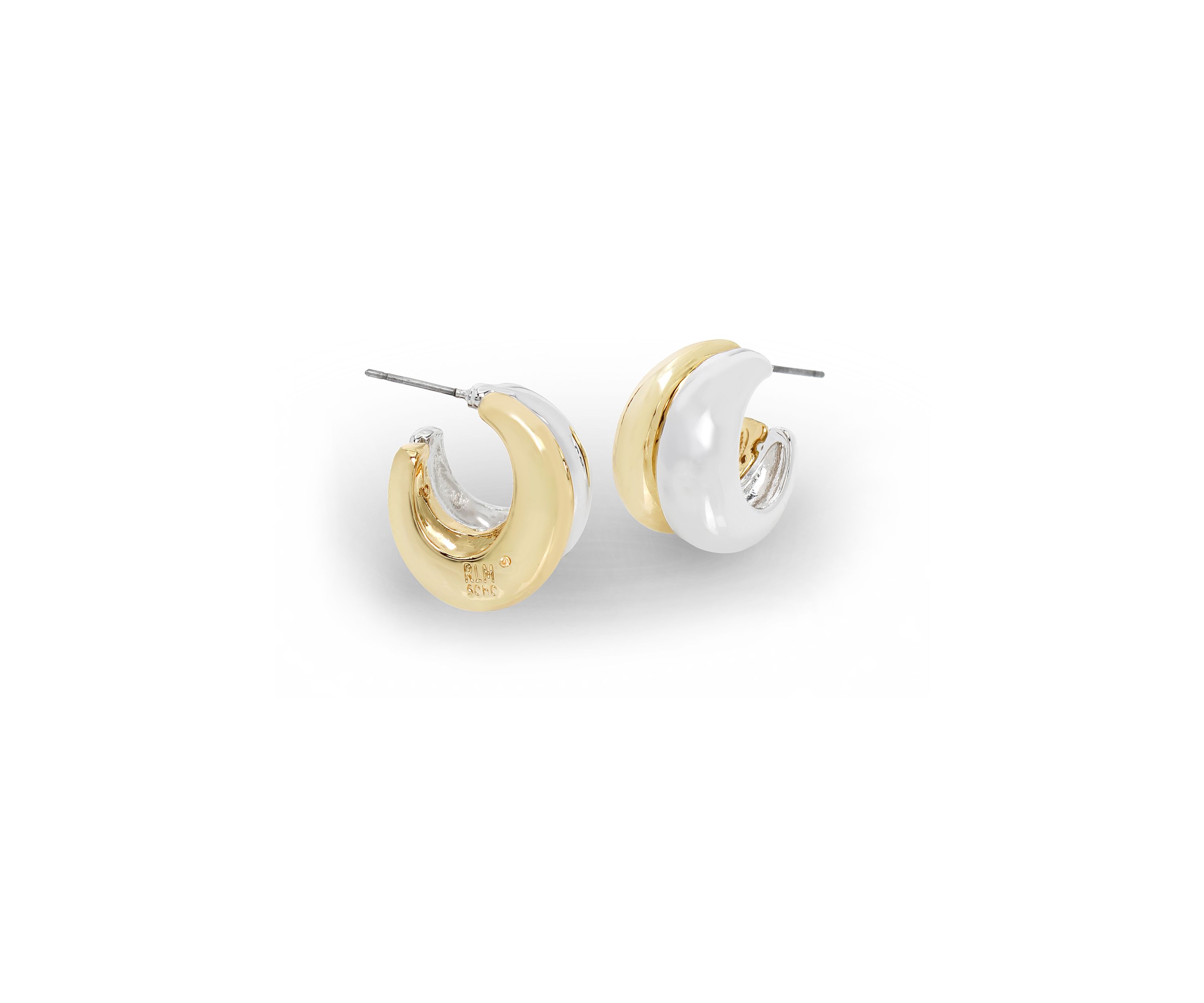 Ribbed Huggie Hoop Earrings