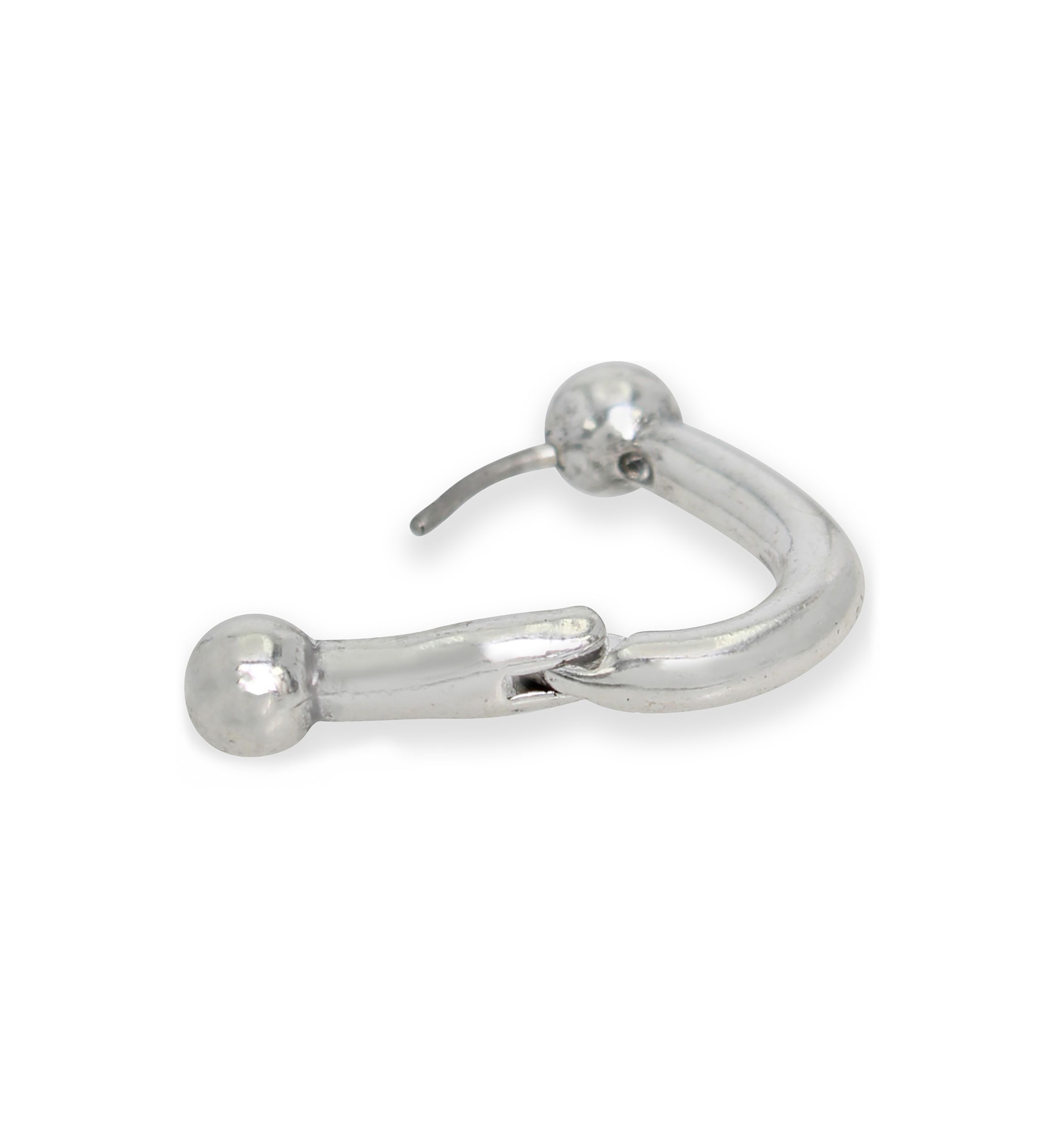 Horseshoe Huggie Hoop Earrings