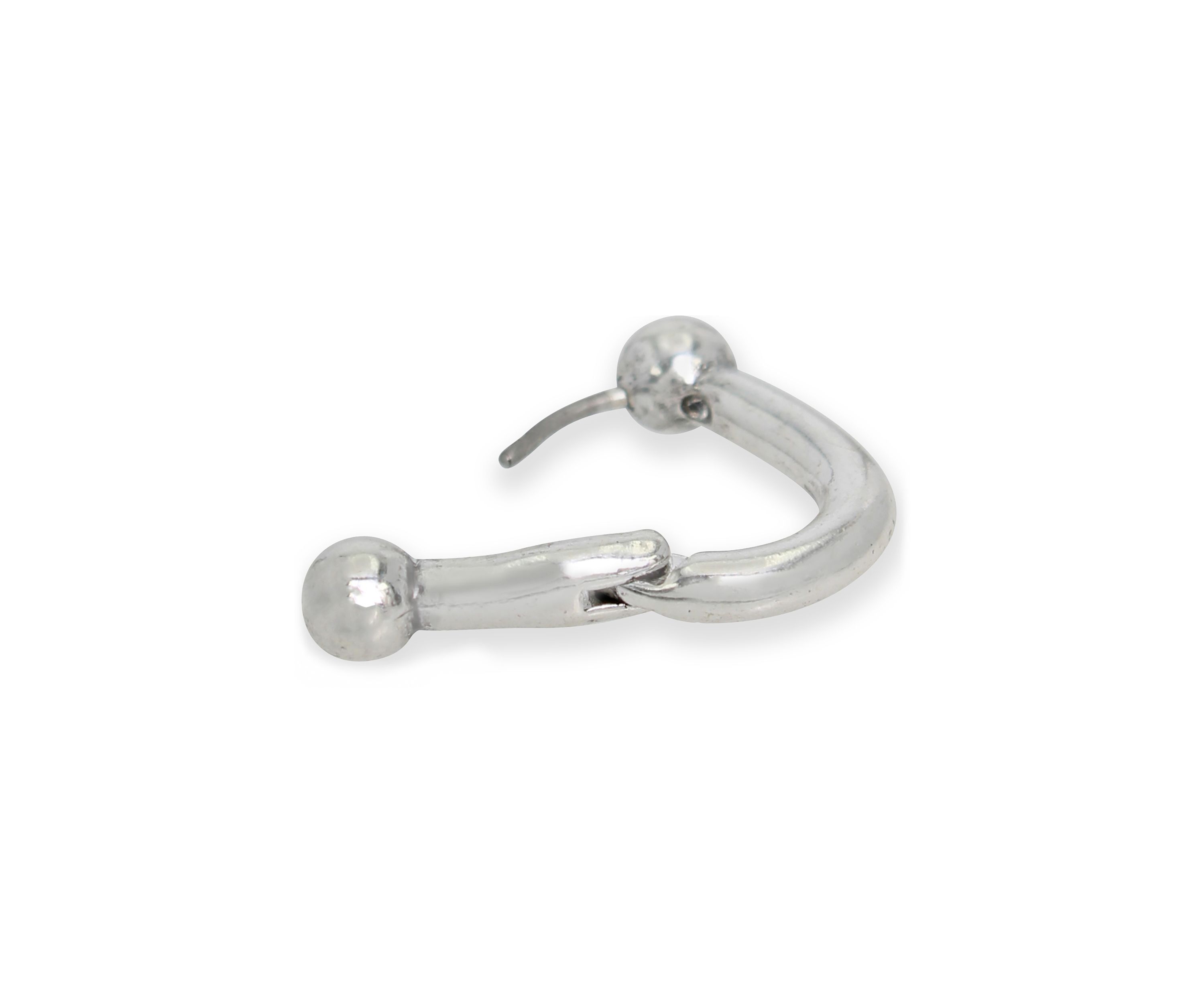 Horseshoe Huggie Hoop Earrings