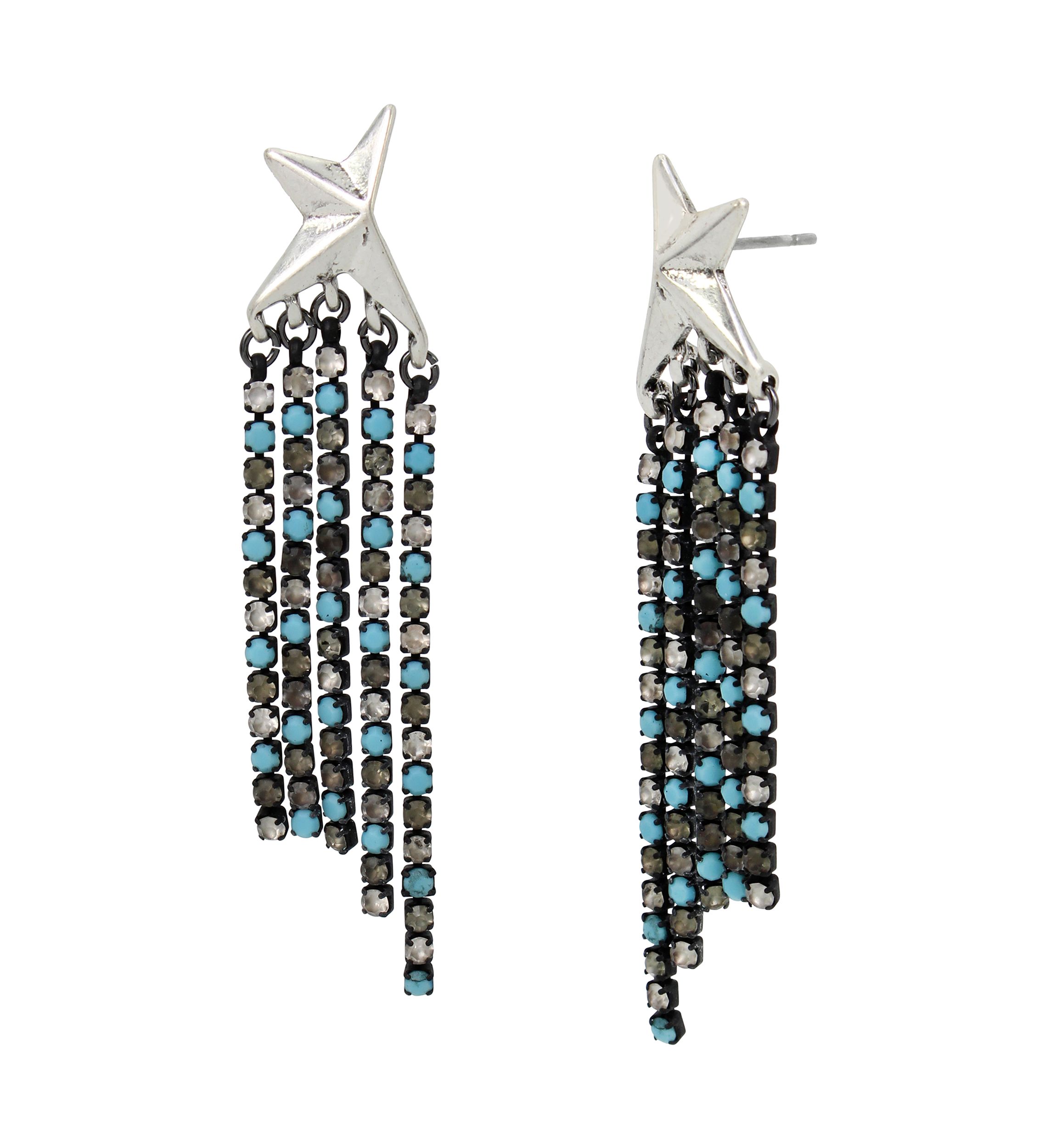 Starry Fringe Earrings