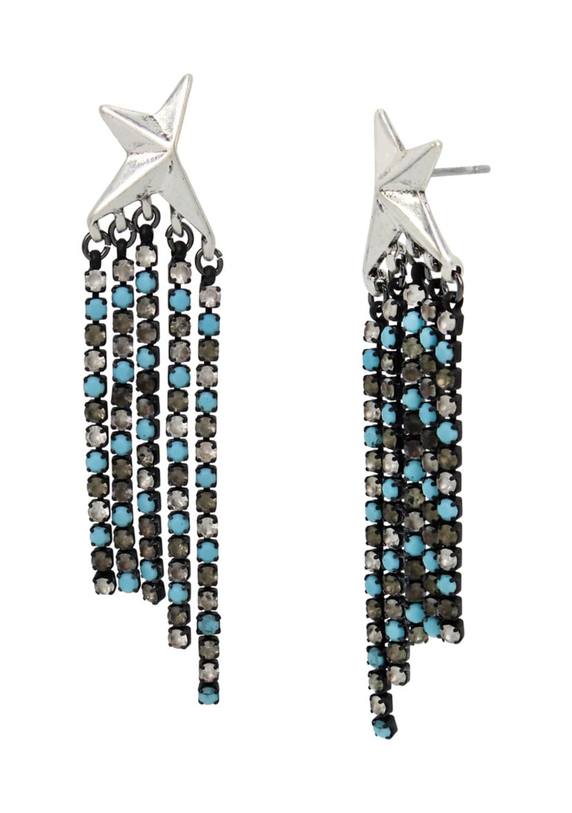 Starry Fringe Earrings