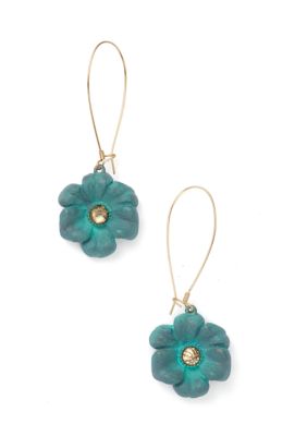 Robert Lee Morris Soho Patina Flora Dangle Earrings