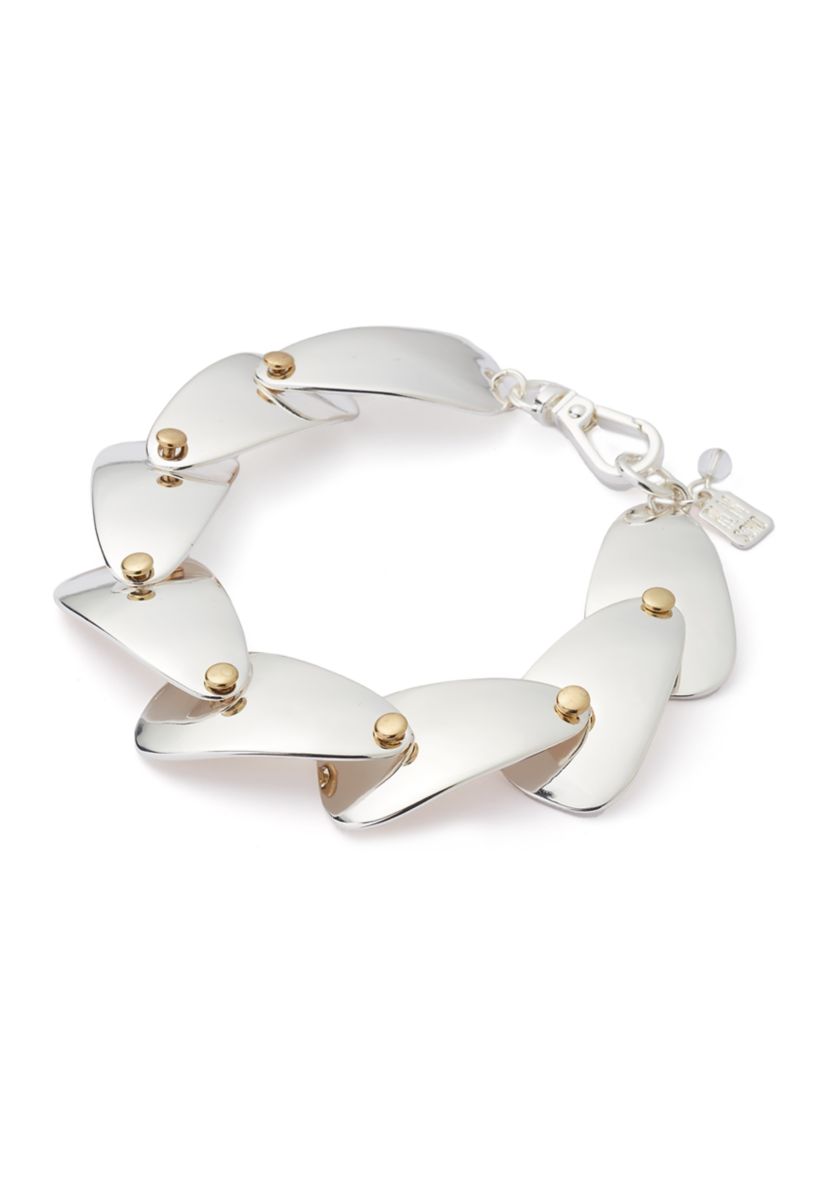 Leaf Layered Link Bracelet
