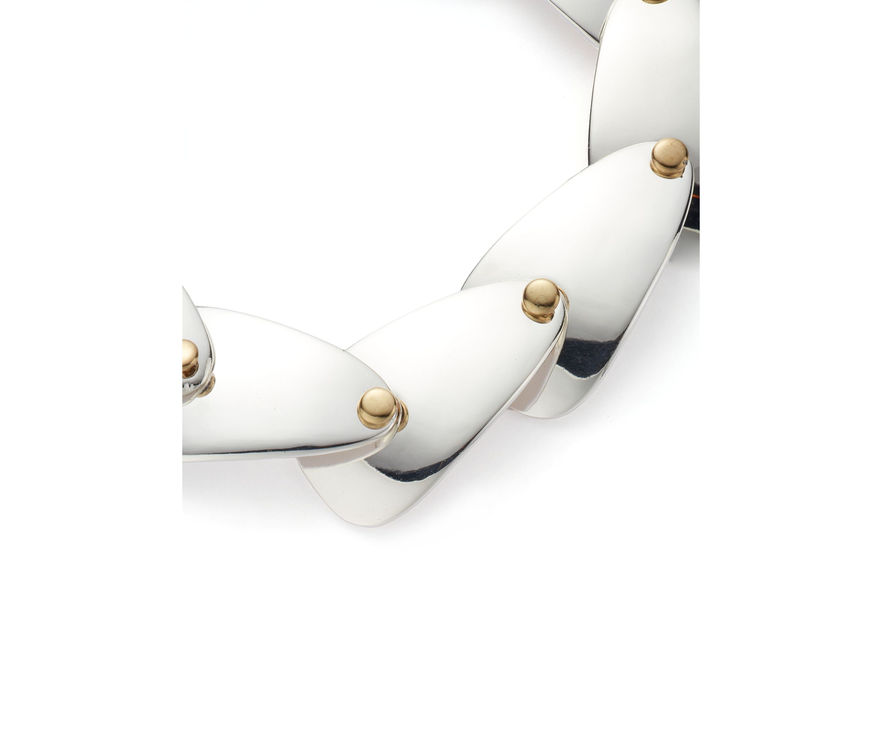 Leaf Layered Link Bracelet