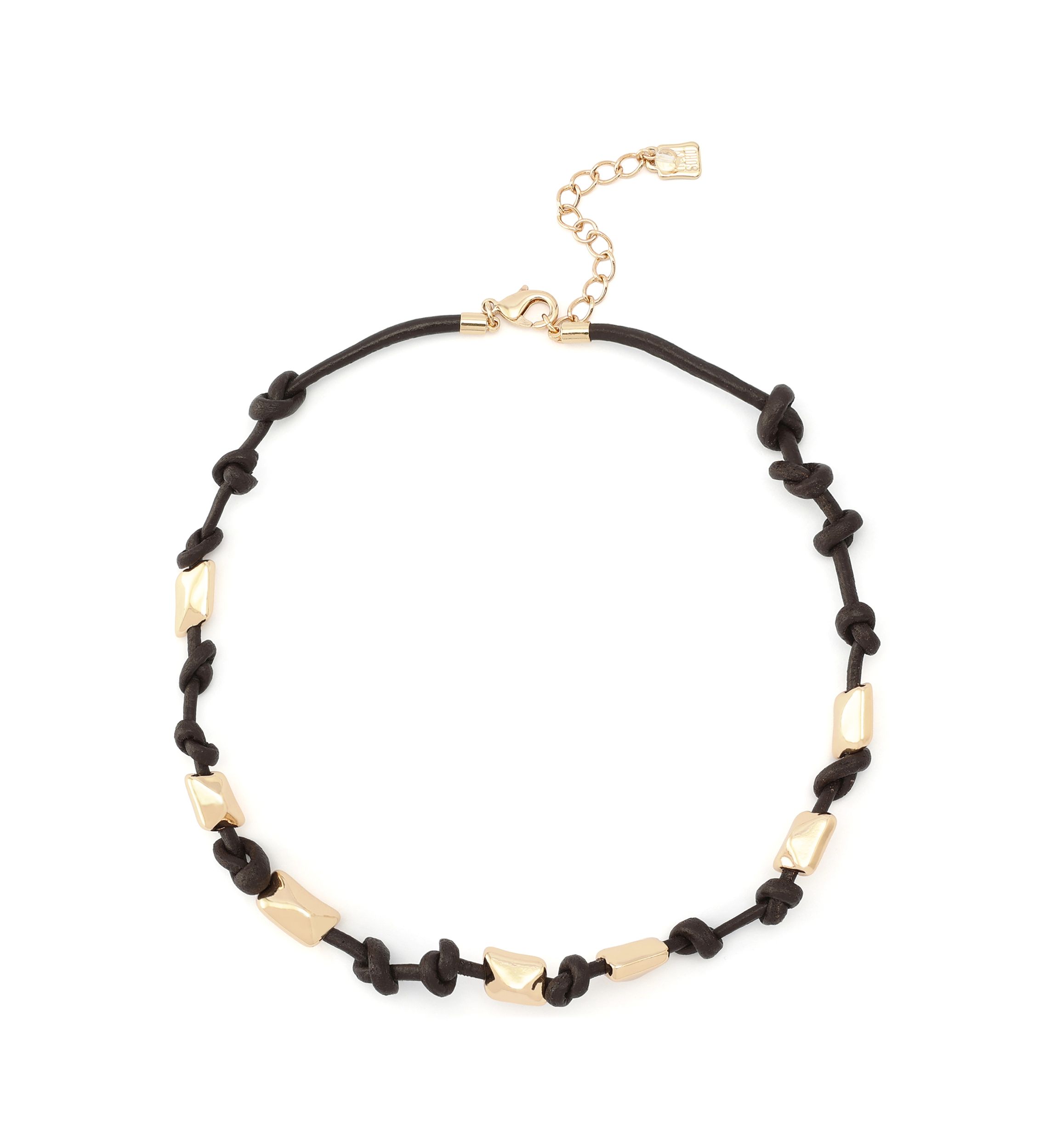 Heirloom Charms Pyramid Woven Collar Necklace
