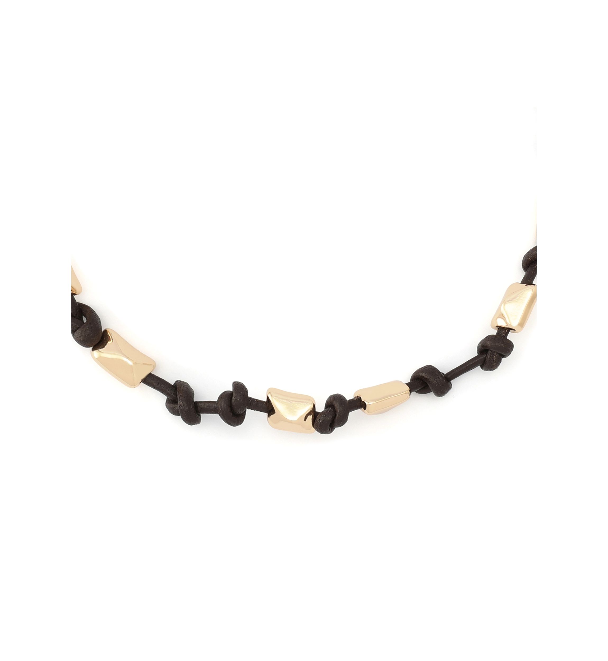 Heirloom Charms Pyramid Woven Collar Necklace