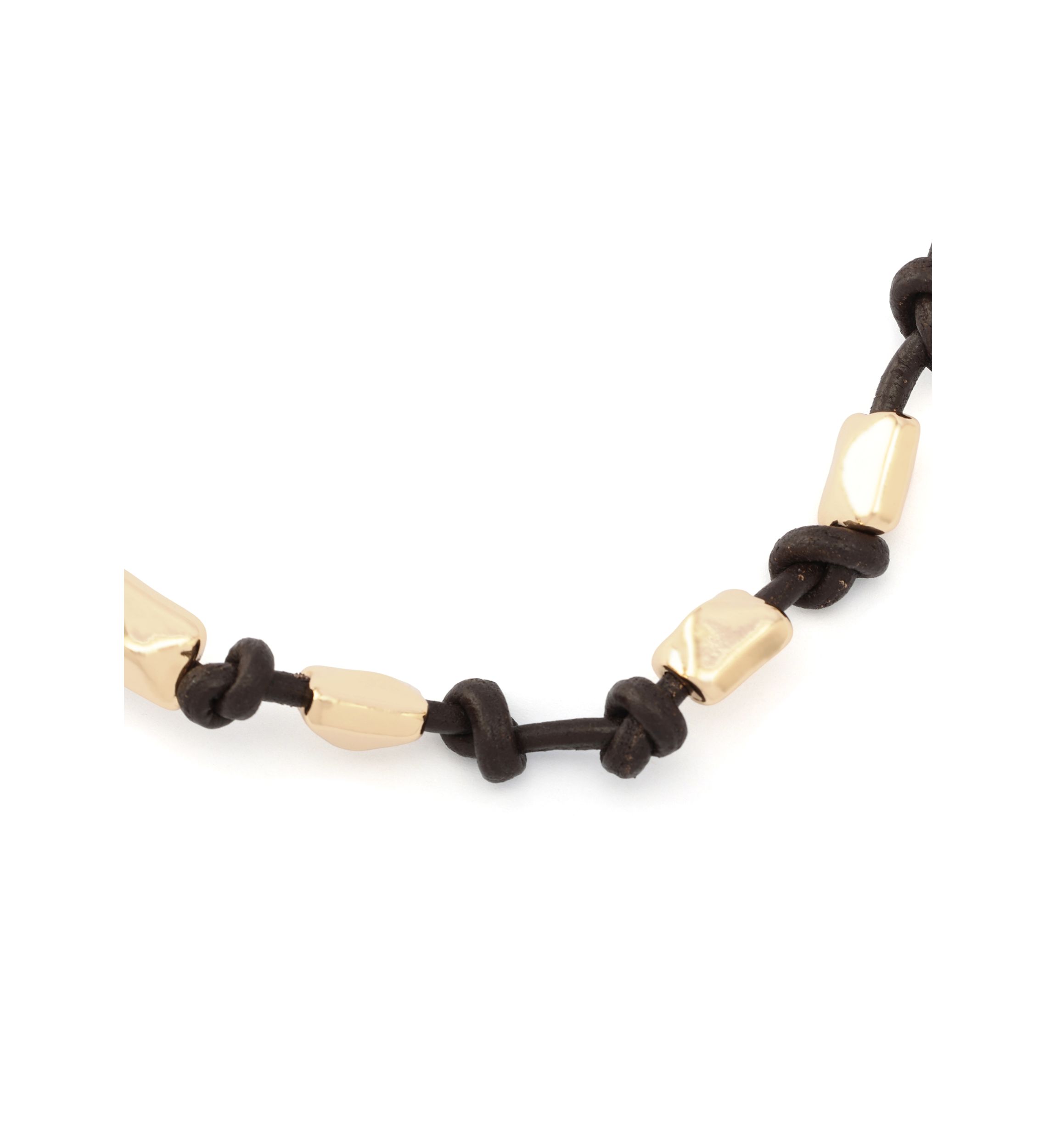 Heirloom Charms Pyramid Woven Collar Necklace