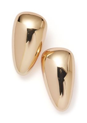 Robert Lee Morris Soho Leaf Clip-on Earrings, Gold