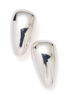 Robert Lee Morris Soho Leaf Clip-on Earrings, Silver