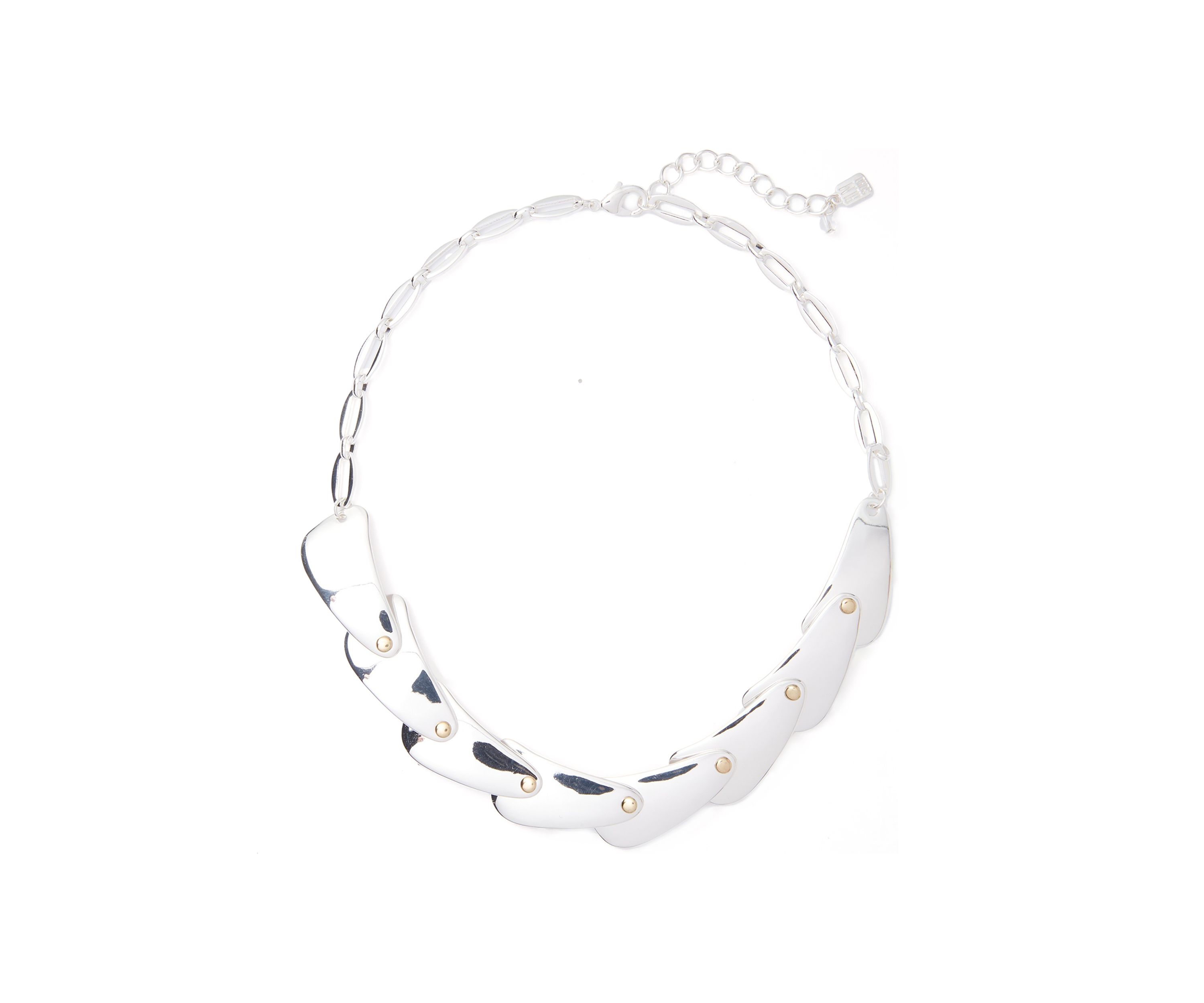 Leaf Layered Bib Frontal Necklace