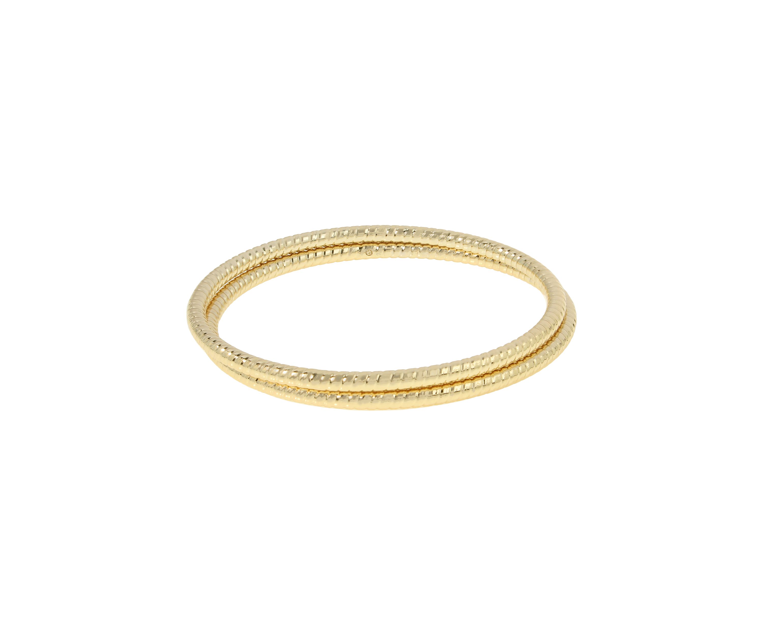 Textured Bangle Bracelet Set