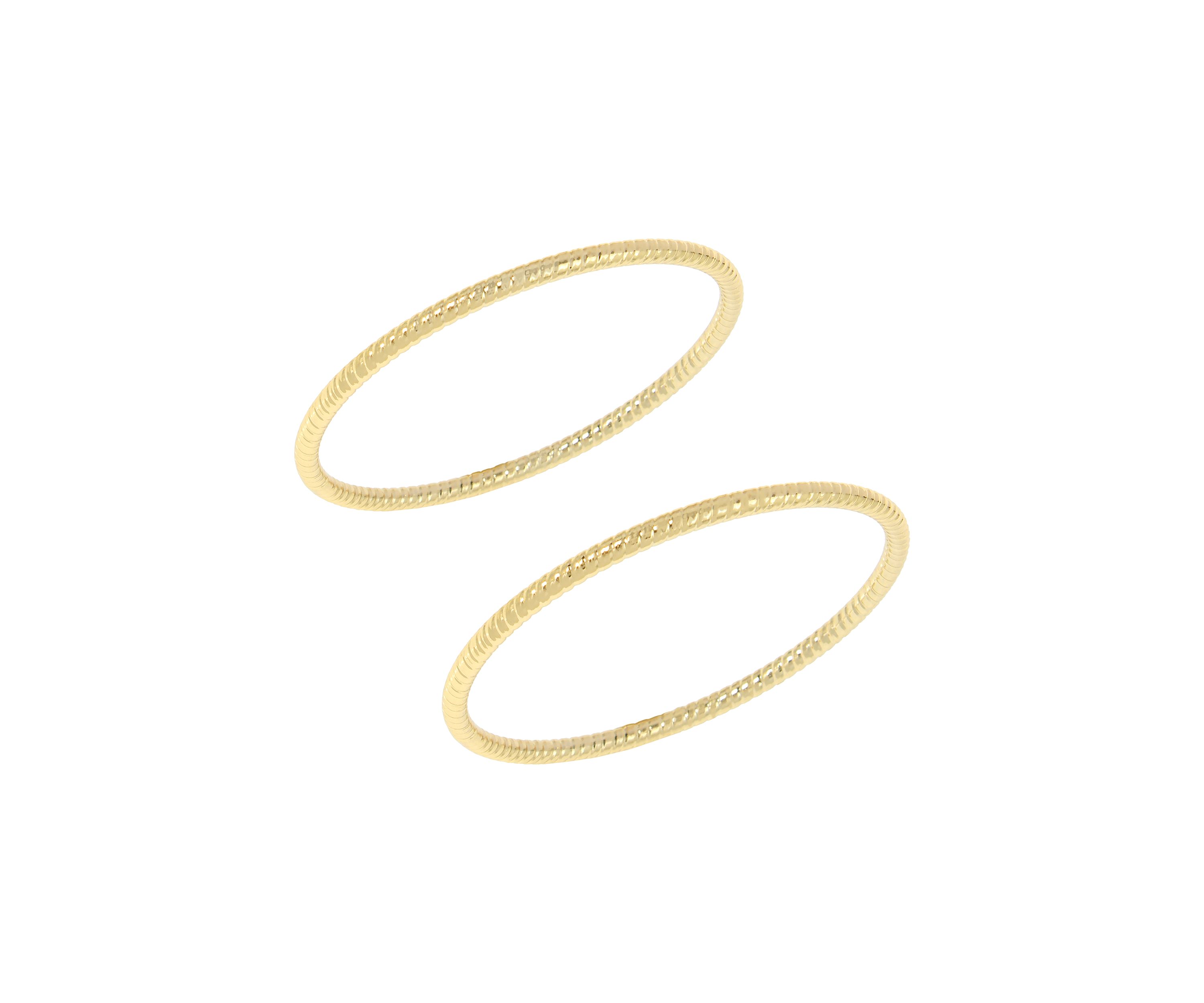 Textured Bangle Bracelet Set