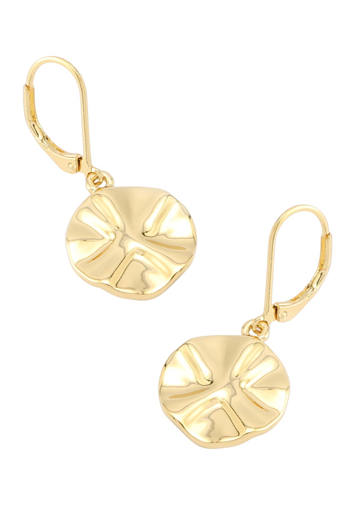 Clip Earrings Backs Chunky Metal Coil Clip On Smooth Oval Round Gold Plated Non Pierced Jewelry