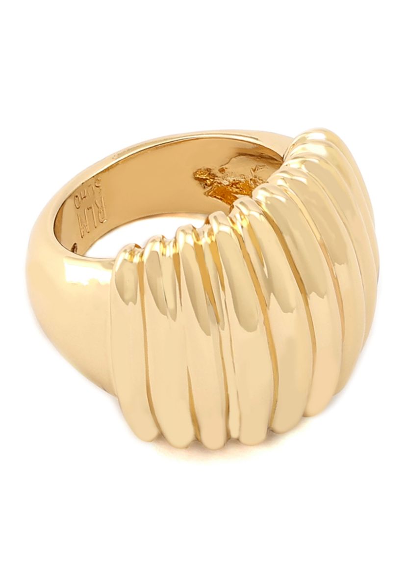 Ribbed Tube Band Ring