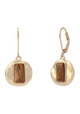 Robert Lee Morris Soho Disc Drop Earrings