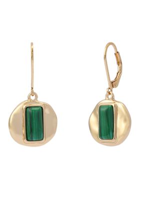 Robert Lee Morris Soho Disc Drop Earrings