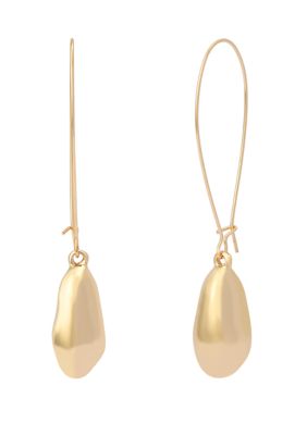 Robert Lee Morris Soho Molten Bead Dangle Earrings