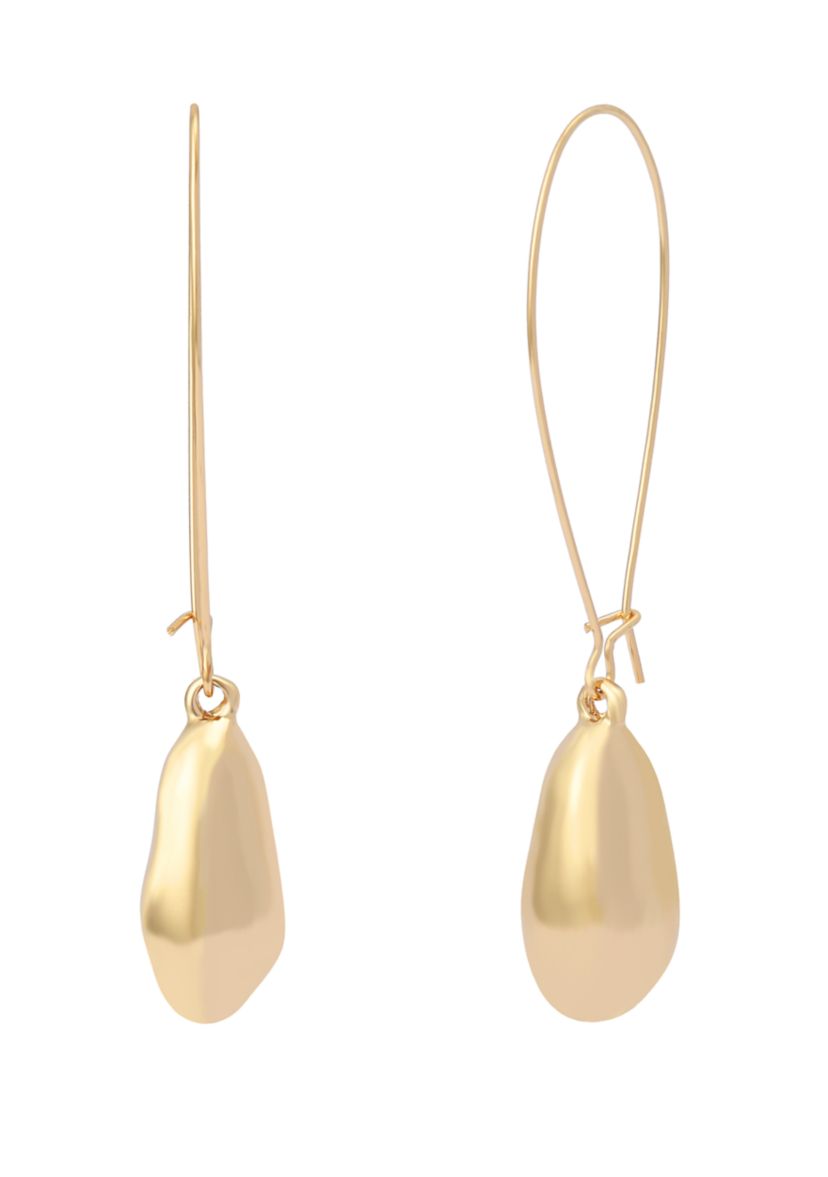 Molten Bead Dangle Earrings