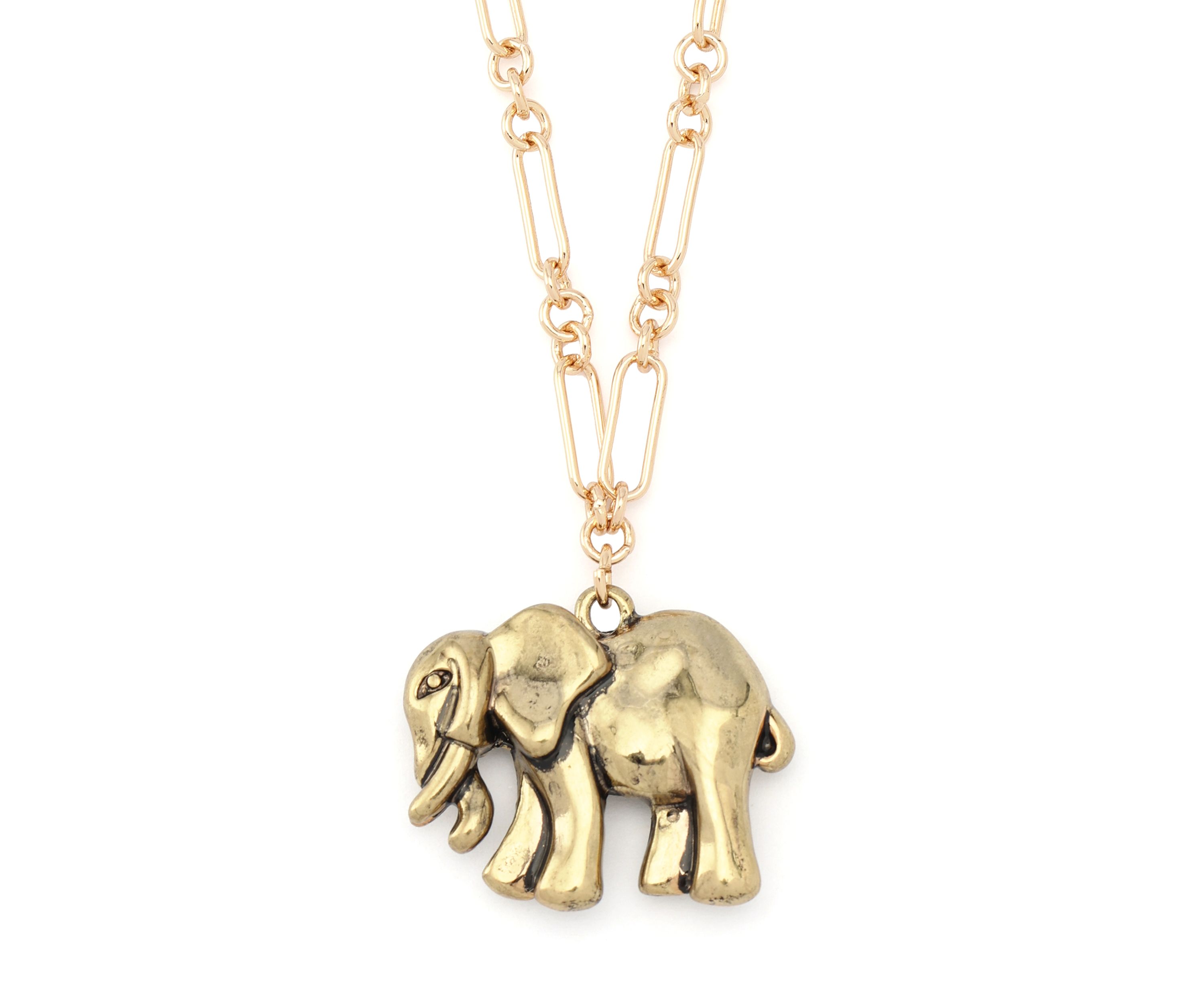 Elephant Pendant Necklace