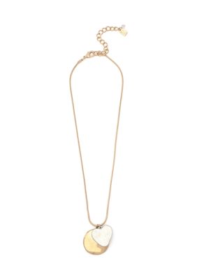 Robert Lee Morris Soho Heirloom Charms Mixed Coin Pendant Necklace
