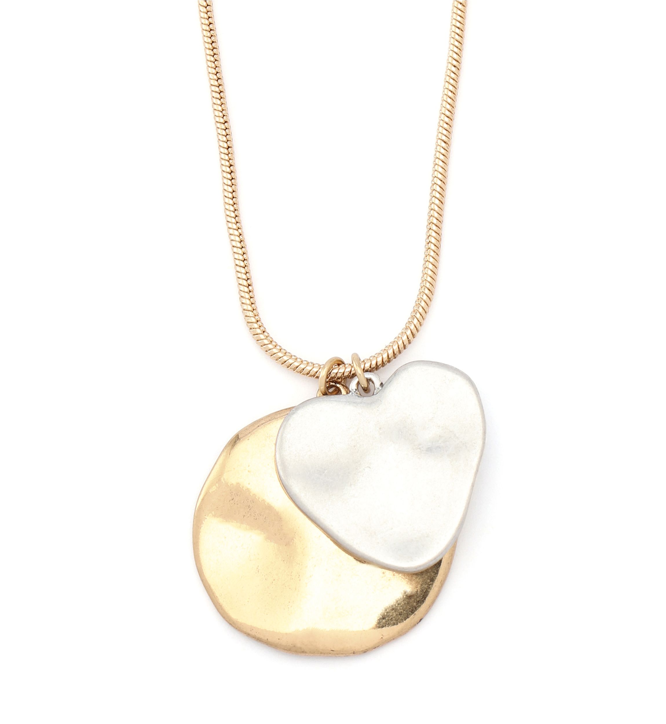 Heirloom Charms Mixed Coin Pendant Necklace