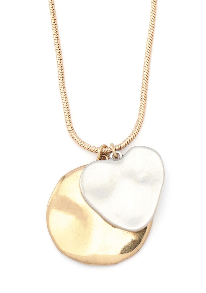 Heirloom Charms Mixed Coin Pendant Necklace