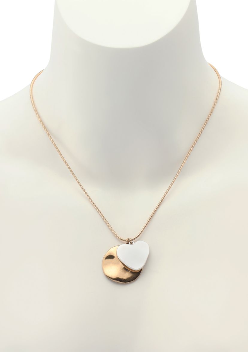 Heirloom Charms Mixed Coin Pendant Necklace