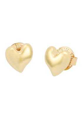 Robert Lee Morris Soho Heart Stud Earrings