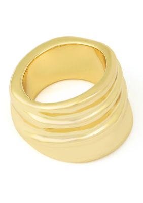 Robert Lee Morris Soho Vintage Ridge Statement Band Ring