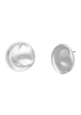 Robert Lee Morris Soho Textured Disc Stud Earrings