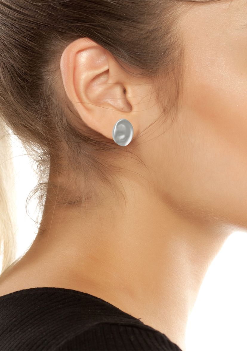 Robert Lee Morris Soho Textured Disc Stud Earrings | Belk