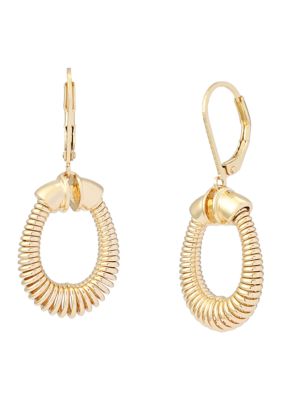 Robert Lee Morris Soho Coiled Drop Earrings
