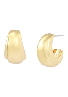 Robert Lee Morris Soho Chubby Huggie Earrings