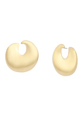 Robert Lee Morris Soho Molten Button Stud Earrings
