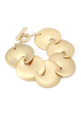 Robert Lee Morris Soho Molten Link Toggle Bracelet